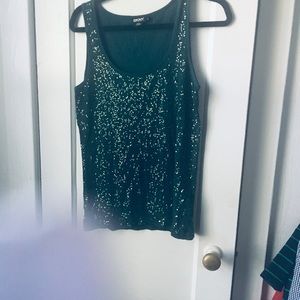 DKNY Sequined tank top